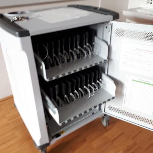 Tableteinsatz in der 2B