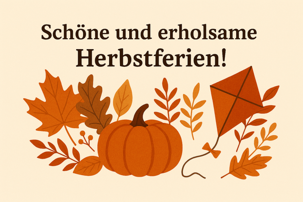 Schöne und erholsame Herbstferien!