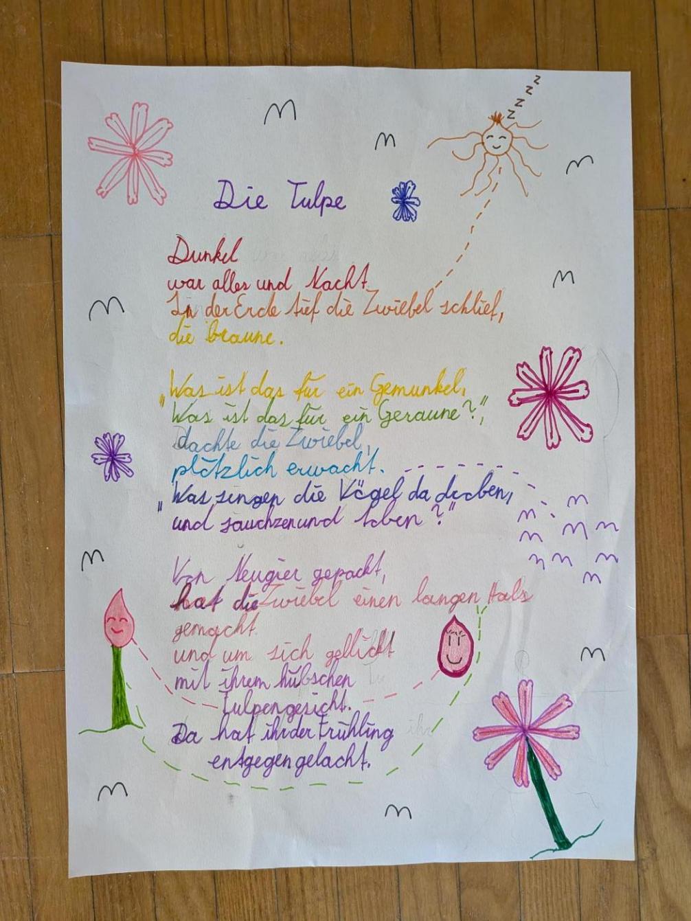 Gedicht gestaltet