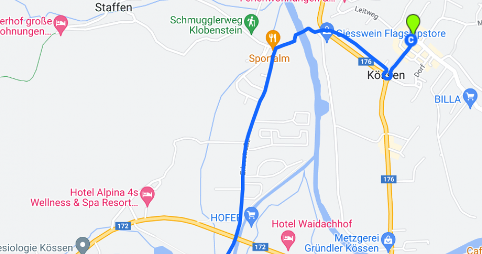 Bikebus-Route